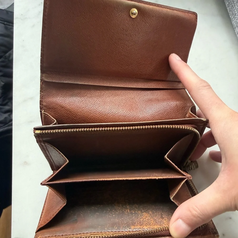Louis Vuitton Monogram Porte Monnaie Tresor Wallet